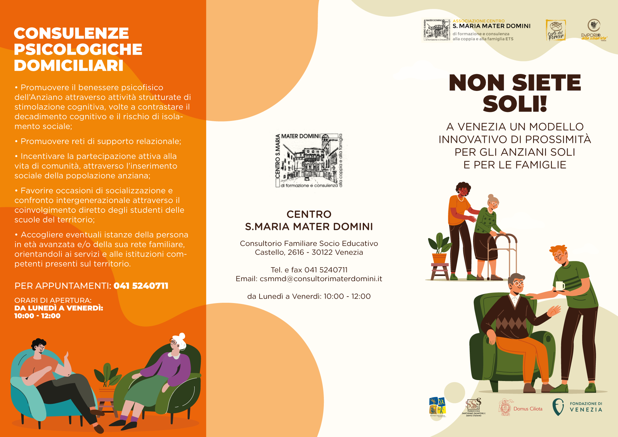 Progetto “non siete soli”